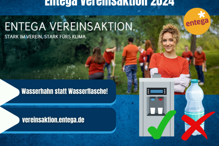 Wasserhahn statt Wasserflasche, unser Klimaschutz-Projekt 2024. Vote täglich für unser Projekt, damit wir weniger Wasserflaschen verbrauchen und frisches Wasser über einen Automaten uns erfrischt.