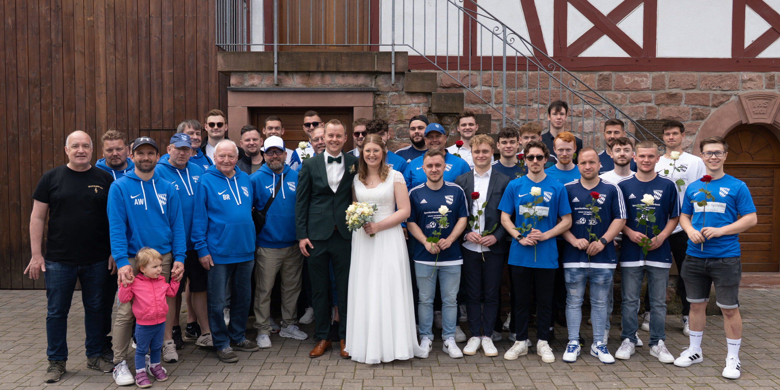 Vorstand uns Spieler SVA Hochzeit Heirat Martin Mottl 2025